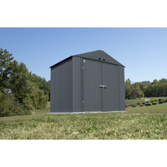 Arrow Elite Steel Shed 8 x 6 Ft. In Anthracite