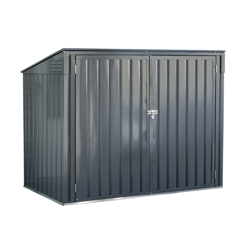 Arrow Storboss Horizontal Shed 6 x 3 Ft. In Charcoal
