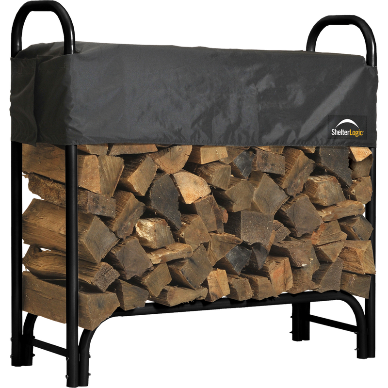 Shelterlogic Heavy Duty Firewood Rack With Cover