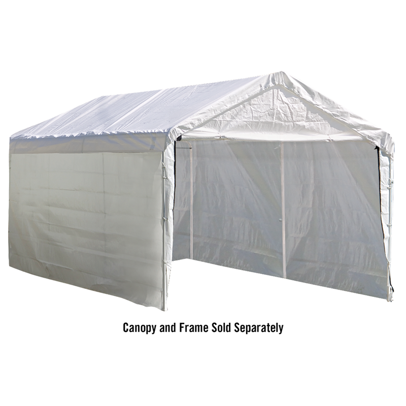 Shelterlogic Maxap White Canopy Enclosure Kit 10 Ft. x 20 Ft.